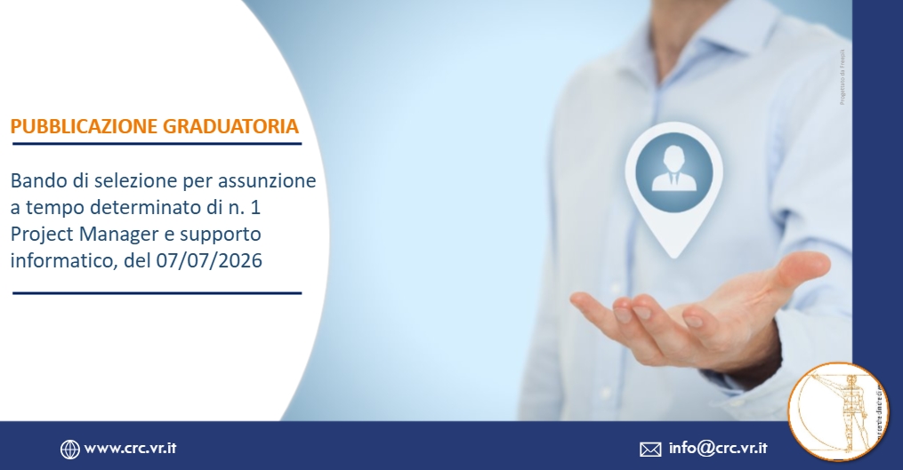 Pubblicata la graduatoria del Bando di selezione per assunzione di n.1 PM e supporto informatico a tempo determinato